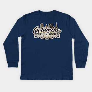 Columbia Bourbon Society Primary Logo Tee (Double Sided) Kids Long Sleeve T-Shirt